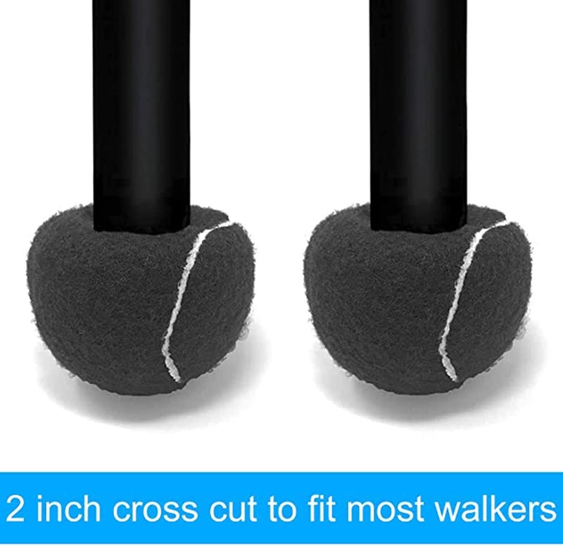 URBEST Walker Tennis Balls 4pcs Precut Heavy Duty Tennis Balls for Walkers - Image 3